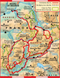 carte vanoise