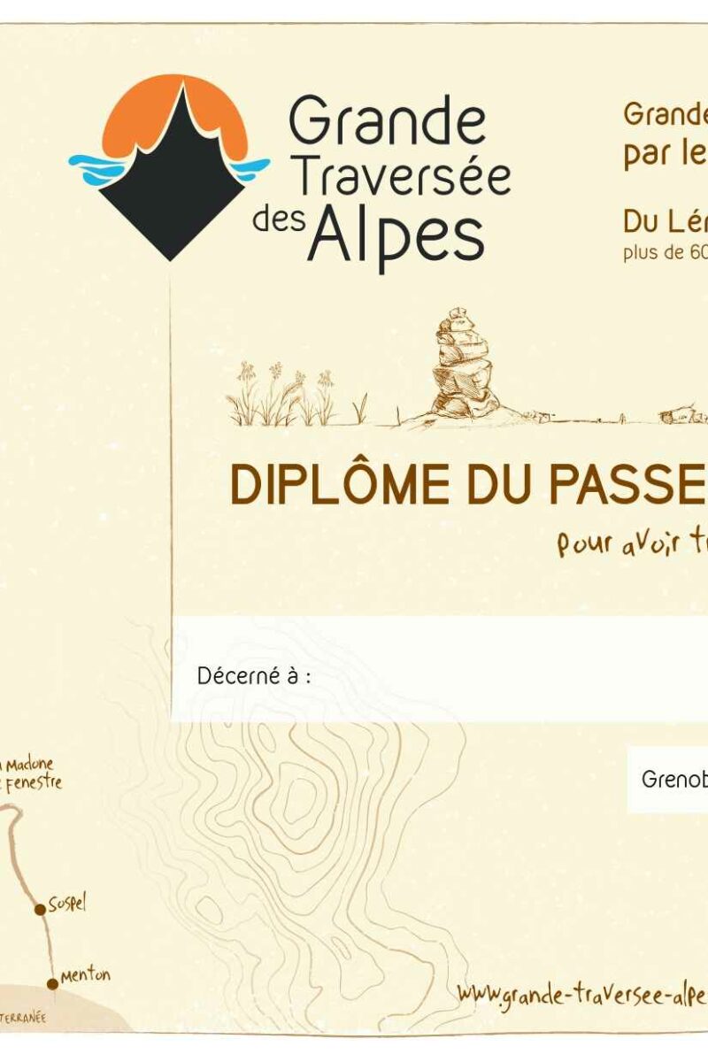 Diplôme du passeur de cols GTA